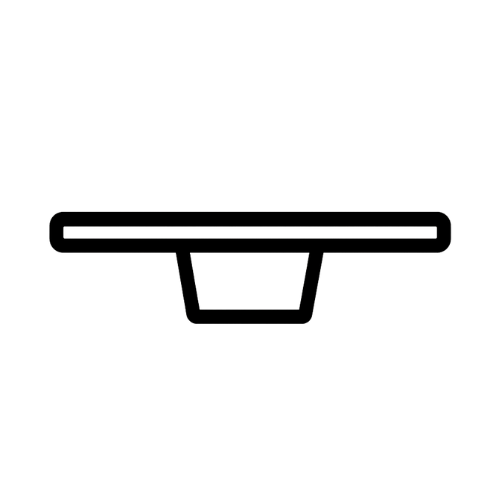 Icon der Gozney Dome Frontablage zur Ablage von Zubehör am Pizzaofen