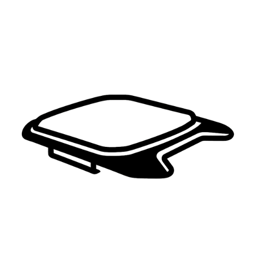 Icon des Gozney Tread Dachträgers in seitlicher Perspektive