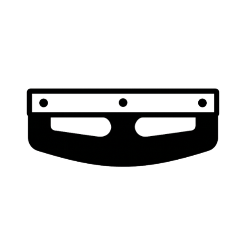 Pizza Rocker Wiegemesser zum Schneiden von Pizza als Icon