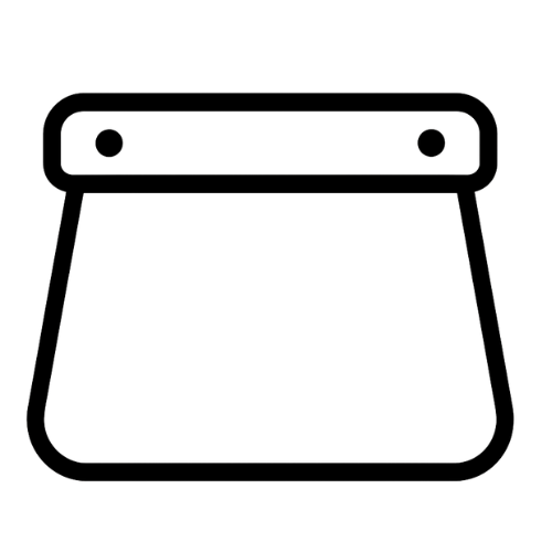 Teigschneider zum Portionieren und Abstechen von Pizzateig als Icon