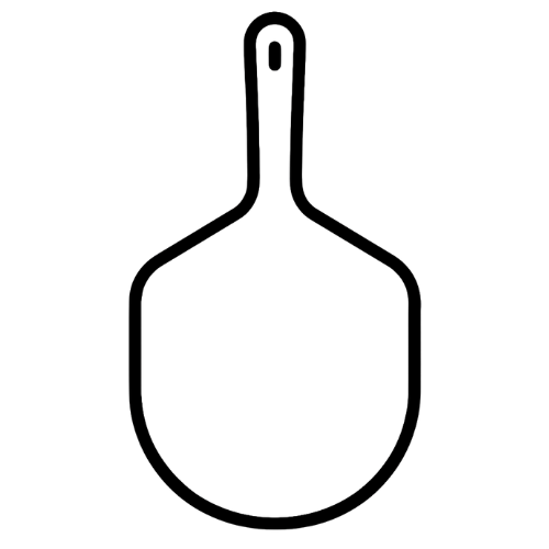 Icon einer Pizza Schaufel