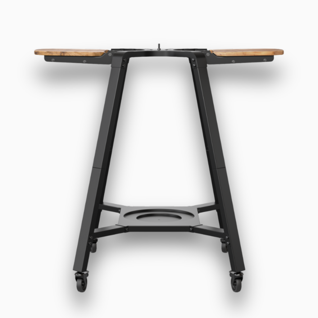 Gozney Arc und Arc XL Gestell mit Rollen und seitlichen Holzablagen – stabiles Untergestell für Outdoor-Pizzaöfen