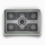 Gozney Teigschale zur Teiggärung von Pizzateig in Draufsicht