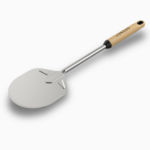 Gozney Venture Wendeheber mit Holzgriff und Edelstahlfläche