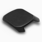 Schrägansicht des Gozney Tread Dachträgers mit erhöhter Plattform und seitlichem Ausleger