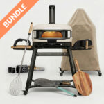 Gozney Dome XL Cremeweiß 2. Generation Gran Maestro Premium Set Bundle – Großer Pizzaofen auf Ständer mit Holzpeeler, Pizzaschieber, Infrarotthermometer, Schutzabdeckung und Profi-Zubehör