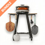 Gozney Arc Creme Pizzaiolo Comfort Set Bundle – Pizzaofen auf Ständer mit Holzpeeler, Metallschaufel und Pizzaschieber
