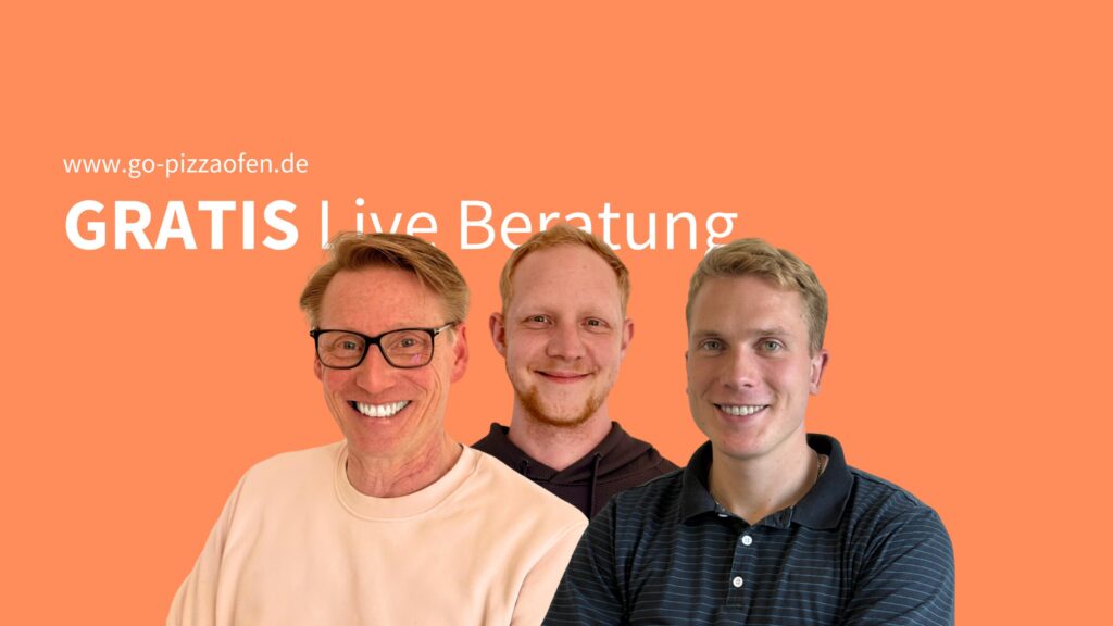 Kostenlose Live-Beratung durch das Team von go-pizzaofen.de rund um Gozney Pizzaöfen und Zubehör